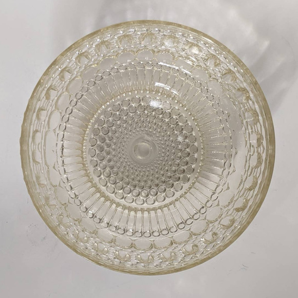 Vintage Art Deco Bubble Glass Ceiling Light Cover, Vintage Hobnail Light Fixture - Picture 7 of 10
